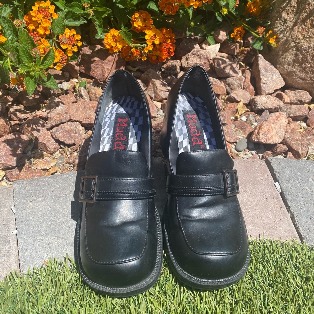 Vintage 90’s Mudd Chunky Heel Loafers